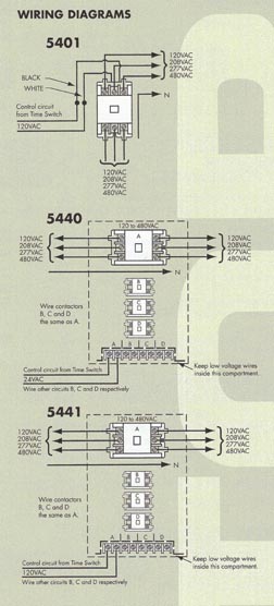 tork 5440 5401 5441 wiring diagrams 40 amp contactors