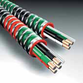 afc Health Care Facilities Cable wire Galvanized Steel or Aluminum Armor Color-Coded Green health-care healthcare