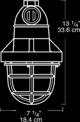 rab pendant ceiling mount explosion proof explosionproof explosion-proof light lights lighting incandescent fixture fixtures 