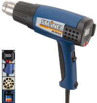 STEINEL HEAT GUN HL 2010 E 34850 with lcd temperature temp display